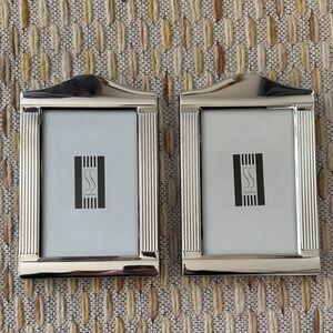 The Silver Shop Silver Plated Picture Frames, Pair